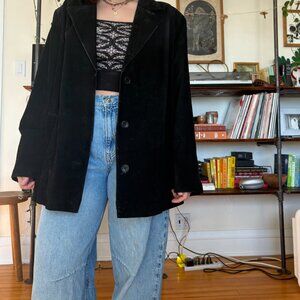 Oversized Vintage Leather Jacket